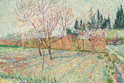ORCHARD WITH CYPRESSES