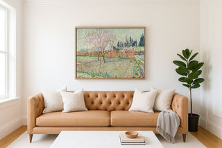 Orchard With Cypresses