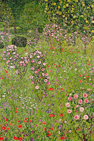ORCHARD WITH ROSES, VERTICAL