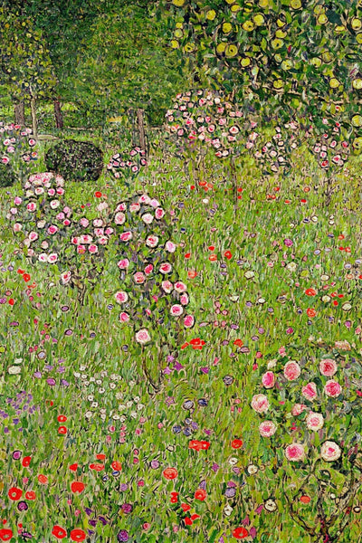 ORCHARD WITH ROSES, VERTICAL