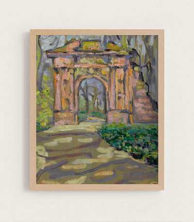 ORNAMENTAL ARCH IN A PARK - Museum Quality Art