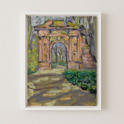 ORNAMENTAL ARCH IN A PARK - Museum Quality Art