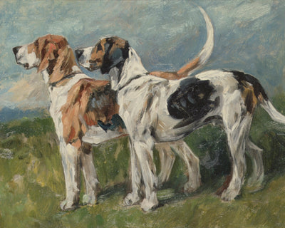 PAIR OF FOXHOUNDS