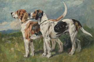 PAIR OF FOXHOUNDS