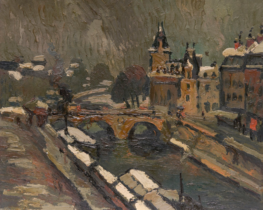 Paris in Winter - Pierre Dumont Art Prints - Museum Quality Art
