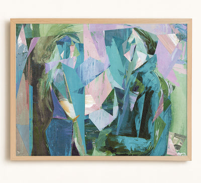 Parnell Street, Collage on Paper