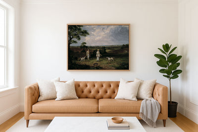 PARTRIDGE SHOOTING - Museum Quality Art