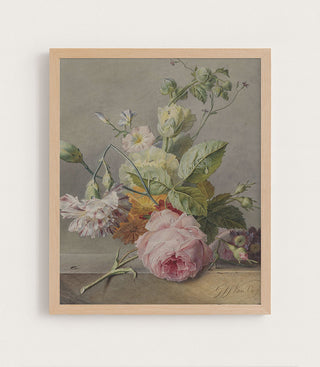 PASTEL FLOWERS - Museum Quality Art