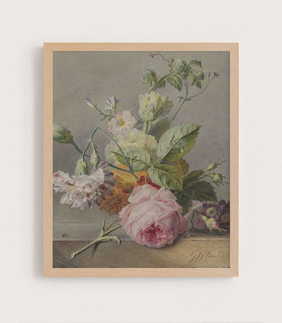 PASTEL FLOWERS - Museum Quality Art