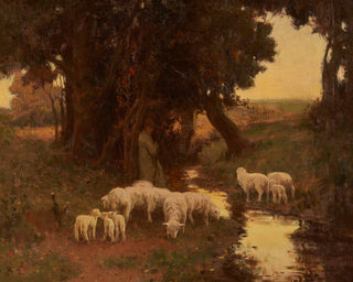 PASTORAL RESTING PLACE - Museum Quality Art