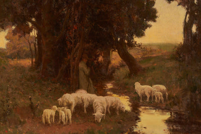 PASTORAL RESTING PLACE - Museum Quality Art