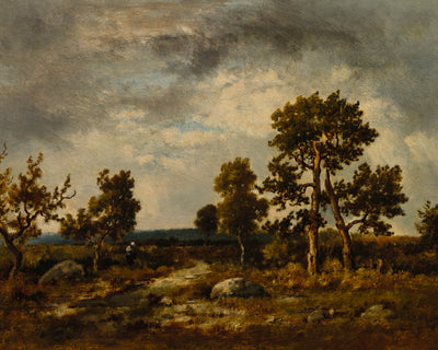 PATH NEAR THE POND OF VIPERS, FONTAINEBLEAU FOREST