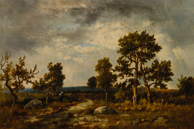 PATH NEAR THE POND OF VIPERS, FONTAINEBLEAU FOREST