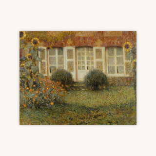 PAVILION HOUSE WITH SUNFLOWERS — Primary Image