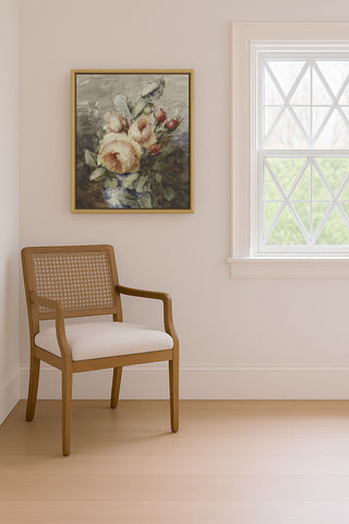 PEACH ROSES - Museum Quality Art