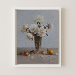 PEONIES AND ORANGES - Museum Quality Art
