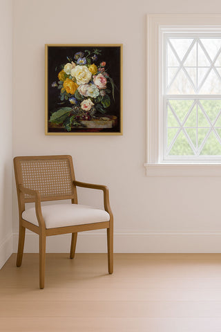 Peonies, Cherries, and a Pocket Watch