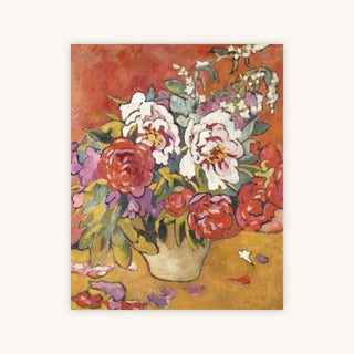 PEONIES IN A PITCHER — Primary Image