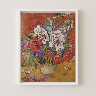 PEONIES IN A PITCHER - Museum Quality Art