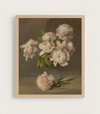 PEONIES IN A VASE - Museum Quality Art