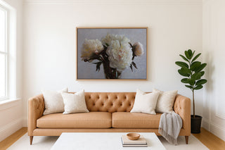PEONIES IN WHITE - Museum Quality Art