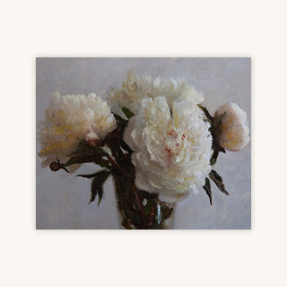 PEONIES IN WHITE — Primary Image