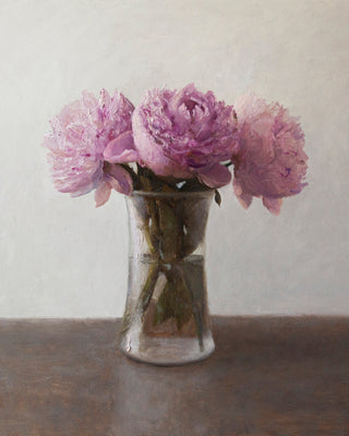 PINK PEONIES IN A VASE