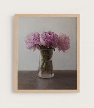 Pink Peonies in a Vase