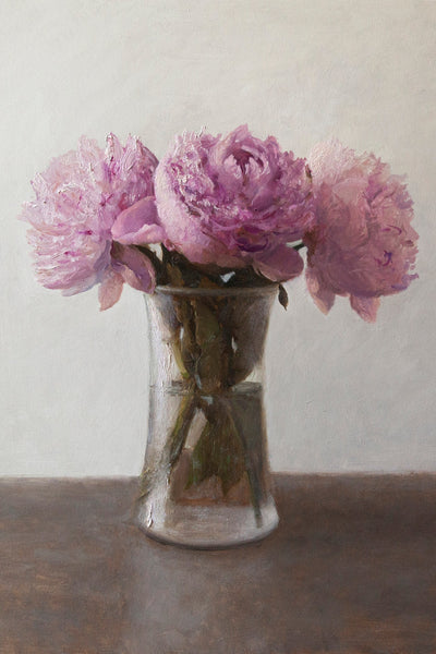 PINK PEONIES IN A VASE