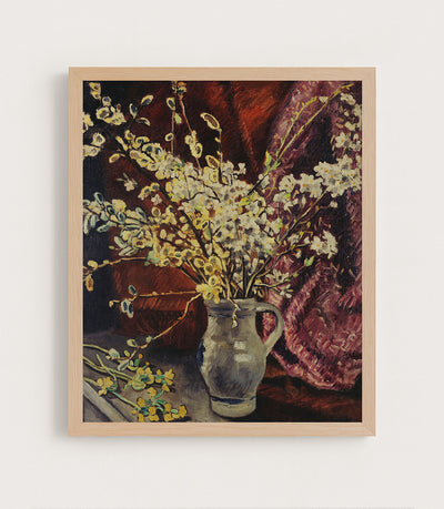 Pitcher of Flowery Branches