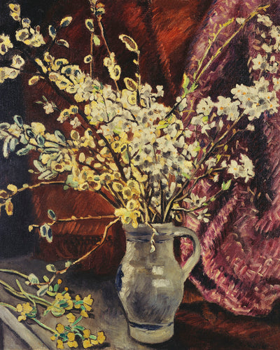 PITCHER OF FLOWERY BRANCHES - Museum Quality Art