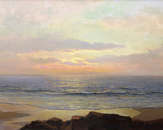 PLACID SUNSET - Museum Quality Art