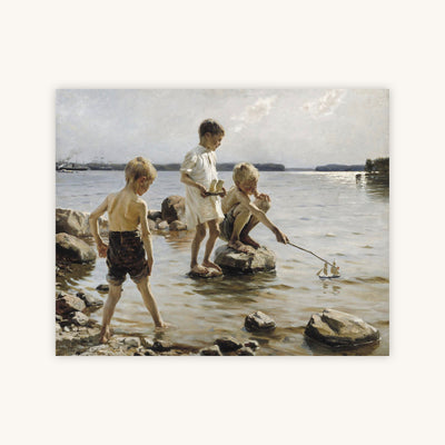 PLAYING ON THE SHORE — Primary Image