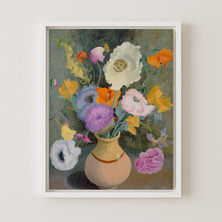 Poppies and Sweet Peas