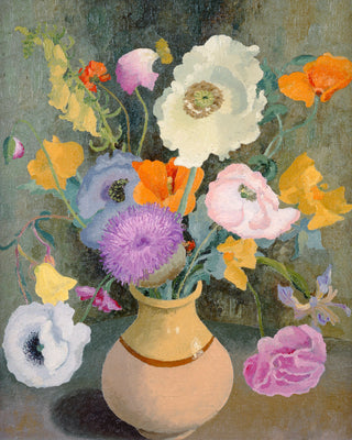 POPPIES AND SWEET PEAS - Museum Quality Art