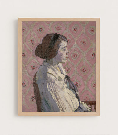 PORTRAIT IN PROFILE, MARY L - Museum Quality Art