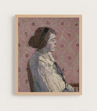 PORTRAIT IN PROFILE, MARY L - Museum Quality Art