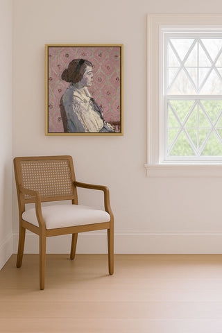 PORTRAIT IN PROFILE, MARY L - Museum Quality Art