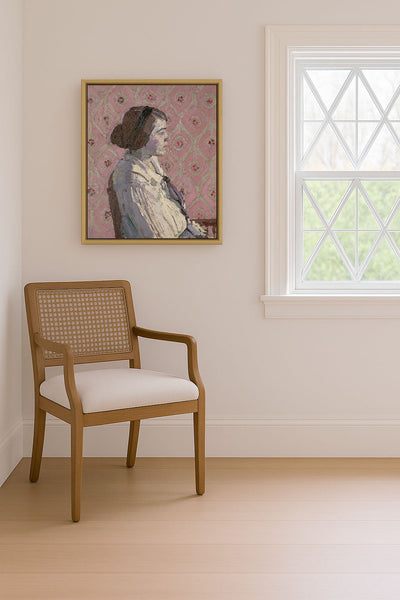 PORTRAIT IN PROFILE, MARY L - Museum Quality Art