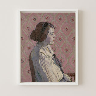 PORTRAIT IN PROFILE, MARY L - Museum Quality Art