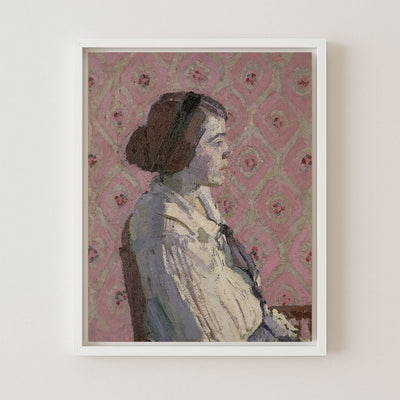 PORTRAIT IN PROFILE, MARY L - Museum Quality Art