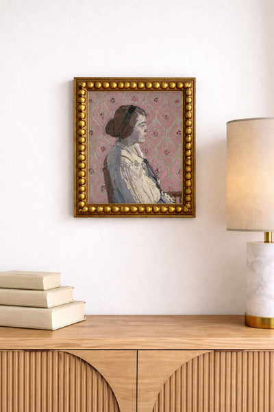 PORTRAIT IN PROFILE, MARY L - Museum Quality Art
