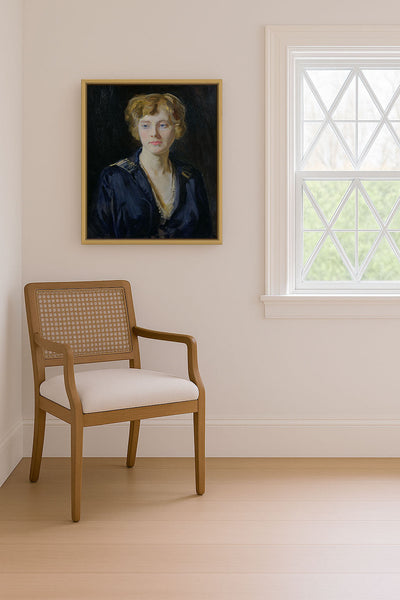 Portrait of a Fair-Haired Woman