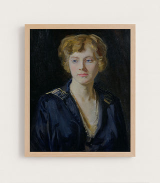 Portrait of a Fair-Haired Woman