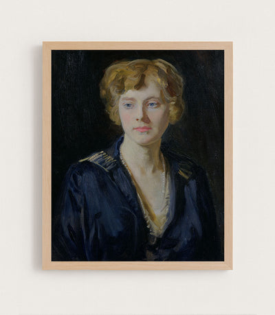 Portrait of a Fair-Haired Woman