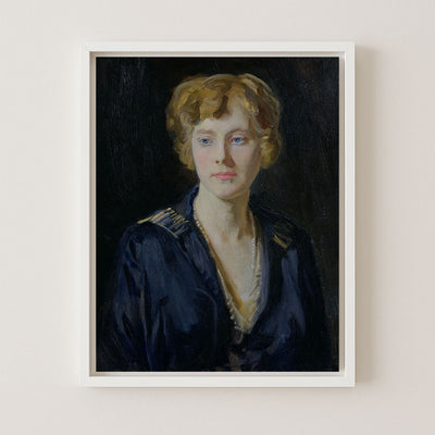 Portrait of a Fair-Haired Woman