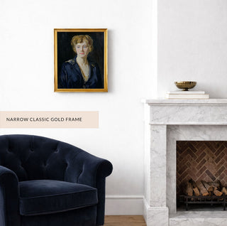 Portrait of a Fair-Haired Woman