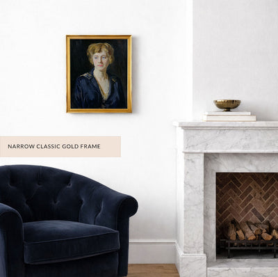 Portrait of a Fair-Haired Woman