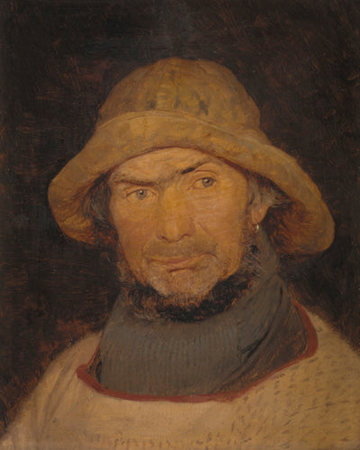 PORTRAIT OF A FISHERMAN art print - Museum Quality Art