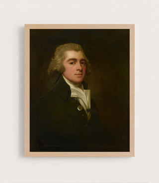 PORTRAIT OF A GENTLEMAN WEARING A DARK COAT - Museum Quality Art
